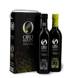 Extra virgin olive oil Oro Bailen, Estuche picual - arbequina
