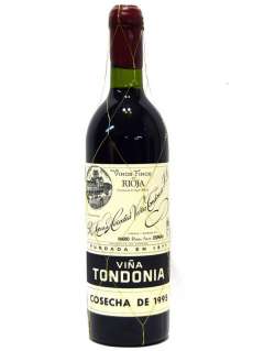 Red wine Viña Tondonia